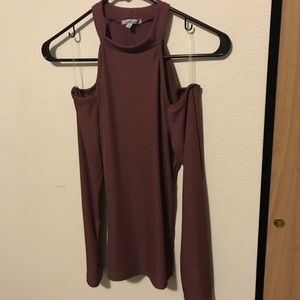 Charlotte Russe cold-shoulder top
